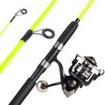 Sougayilang Catfish Fishing Rod And 5.9FT 2000 Reel, Yellow-fast-mh. Fixed Price $77.33.