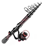 Fishing Rod And Reel Combos, Unique Design With X-warping Painting, Carbon Fiber. Fixed Price $47.81.