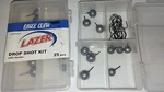 2 Box Lot 50 Pieces Eagle Claw Lazer Drop Shot Kit Hooks Round Sinkers. Fixed Price $9.99.