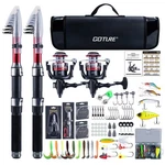 Fishing Rod And COMBOS-2PCS Telescopic POLE+2PCS Spinning Reels 9FT. Fixed Price $99.99.