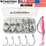 Thkfish 25/30PCS Fishing Hooks Twistlock Weighted Bass Swimbait. Fixed Price $12.99.