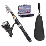 Doorslay Telescopic Fishing Rod And Reel Combo Set Yellow,green,red. Fixed Price $55.72.
