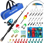Kids Fishing Pole With Spincast Reel Telescopic Rod Combo Full Kits For. Fixed Price $51.72.