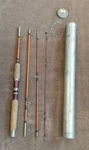 Wright & Mcgill Fre-line Packit 4 Piece Spinning Rod With Original Aluminum Case. Fixed Price $59.00.