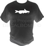 Catfish T-shirt Fishing Noodling Rod Reel Fly Lure Bait Rzr Black Boat Mud Mens. Fixed Price $15.99.