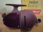 Vintage South Bend Cast Spinning Reel No 1400 Works, 1950'S, Box, Info Copy. Fixed Price $22.00.