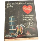 Vintage Berkley Terminal Fishing Tackle For 63 Magazine. Fixed Price $15.25.