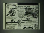 1987 Service Merchandise Zebco Fishing Gear Ad - 33 Classic Reel. Fixed Price $17.99.