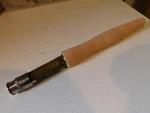Dragon Wood+ Silver Fly Reel Seat/ Half Wells Grip For Rod Building. Fixed Price $36.00.