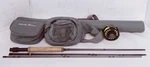 Cabela's White River Prestige 8'6 Fly Fishing Rod 5WT 4PC With Case & 3/4 Reel. Fixed Price $110.00.