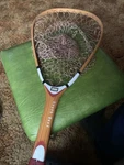 Vintage Fishing 1960 Ply South Bend Oreno Wooden Trout Net 23.5 Long. Fixed Price $55.00.