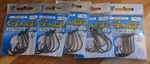 Gamakatsu 208415 Size 5/0 Octopus Circle Fishing Hooks Qty 6 X Packs. Fixed Price $25.00.