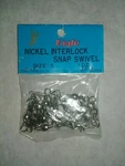 Eagle Fishing Swivel Size 5 With Nickel Interlock Snap Dozen Vintage. Fixed Price $14.99.