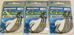 Packs Gamakatsu Monster Ewg Weighted Hooks 283416-3/16 6/0 9 Rigs Total. Fixed Price $22.95.