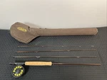 St. Croix Fly Rod Pro Graphite 8FT. Wt. PKT804 With 55 Reel And Case. Fixed Price $159.00.