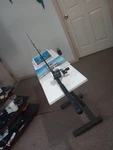 Trolling Fishing Rod Ugly Stik GX2 6'6" Mh 8-20LB And Reel Shakespeare. Fixed Price $110.00.