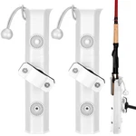 Seenelling 2 Pcs Pole Mount Fishing Rod Holders For Bike Rack Rotatable. Fixed Price $38.32.