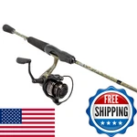 Lew's Lews American Hero Camo Spinning Reel And Fishing Rod Combo 7-FOOT. Fixed Price $171.80.