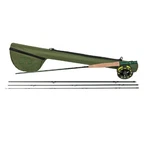 Adamsbuilt Fly Fishing Rod & Reel Combo Kit 9' Mmh 5 With Case. Fixed Price $249.95.