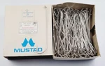 100 Mustad 92618E-7/0 X-long Shank Nickel Up Eye Saltwater Fly Tube Hook. Fixed Price $79.99.