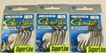 3 Packs Gamakatsu Superline Ewg Weighted Hooks 74415-1/8 5/0 Rigs Total. Fixed Price $19.95.