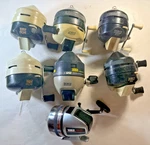 Lot Of 7 Vintage Zebco Spincast Reels Working Condition 404 202 20/20 Parts. Fixed Price $60.00.
