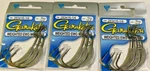 Packs Gamakatsu Monster Ewg Weighted Hooks 283416-1/4 6/0 9 Rigs Total. Fixed Price $22.95.