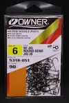 Owner 5318-051 90 Degree Jig Hooks W/super Needle Point Size 6 Pro Pack Of. Fixed Price $29.49.