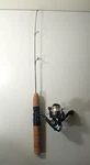 Rare Vtg Berkley Lightning Rod 24" Ice Fishing LRIS24SUL Reel LR100 Combo. Fixed Price $38.50.