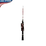 8FT Medium Heavy Spinning Rod Fiberglass Big Game Fishing Durable Guides New. Fixed Price $78.00.