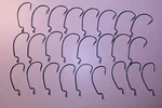 Matzuo #1100-10-4/0 Black Chrome X-wide Gap Worm Hook Pack. Fixed Price $17.99.