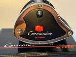 Penn Commander 20LW Right Hand, Star Drag, Conventional Reel With Braided Line. Fixed Price $90.00.