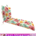 Outdoor Chaise Lounge Cushion Uv Resistant Water Stain Mold Ties New. Fixed Price $73.69.