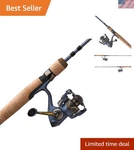 Ultimate 6'6" Pflueger President Fishing Rod & Reel Combo Smooth Performance. Fixed Price $137.75.