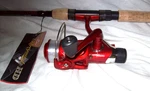 Shakespeare Durango Reel On Berkely "cherrywood" Rod. Fixed Price $45.00.